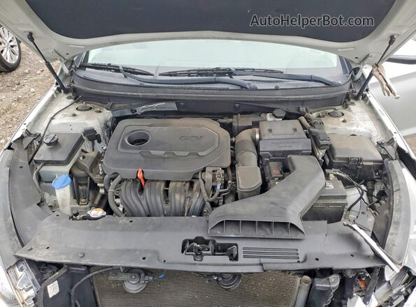 5NPE34AF1JH638656 2018 HYUNDAI SONATA Silver Rear interior view