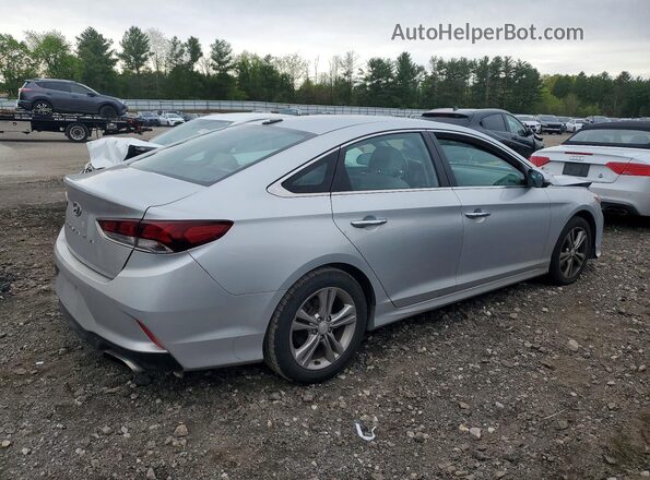 5NPE34AF1JH638656 2018 HYUNDAI SONATA Silver Rear right