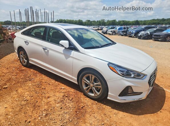 5NPE34AF1JH668207 2018 HYUNDAI SONATA White Delantero derecho