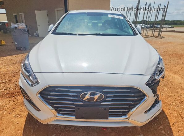 5NPE34AF1JH668207 2018 HYUNDAI SONATA White Vista frontal