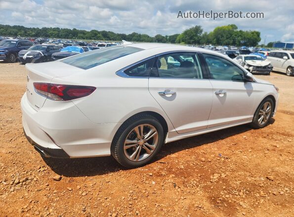 5NPE34AF1JH668207 2018 HYUNDAI SONATA White Trasero derecho