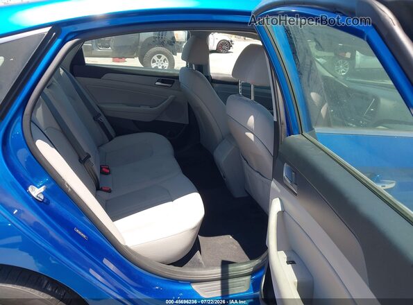 5NPE34AF1JH674167 2018 HYUNDAI SONATA Blue VIN sticker view