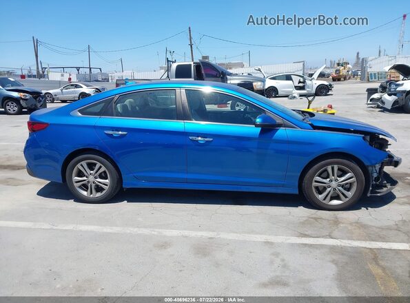 5NPE34AF1JH674167 2018 HYUNDAI SONATA Blue 360 interior view