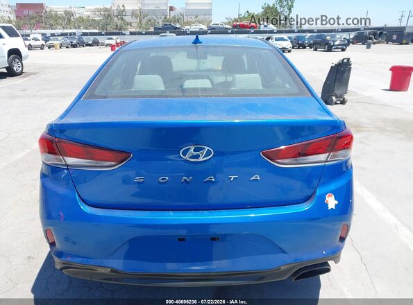 5NPE34AF1JH674167 2018 HYUNDAI SONATA Blue 