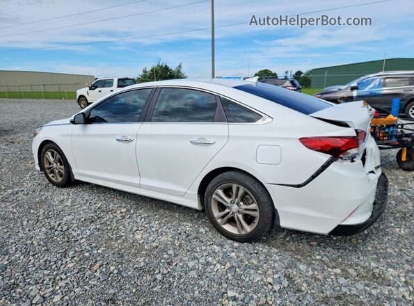 5NPE34AF1JH682429 2018 HYUNDAI SONATA White Հետևի ձախ