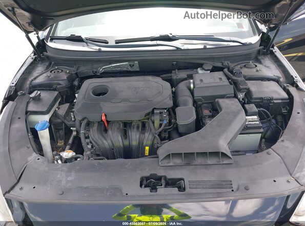 5NPE34AF1JH703750 2018 HYUNDAI SONATA Black Հետևի տեսք