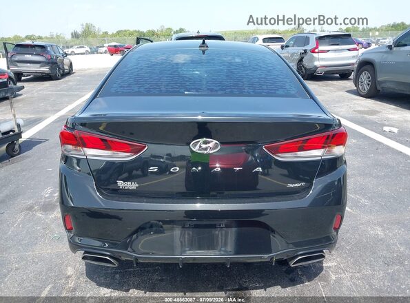 5NPE34AF1JH703750 2018 HYUNDAI SONATA Black 