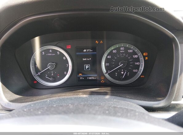 5NPE34AF1JH724386 2018 HYUNDAI SONATA Gray Vista de los asientos traseros