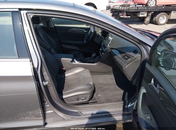 5NPE34AF1JH724386 2018 HYUNDAI SONATA Gray Vista interior delantera