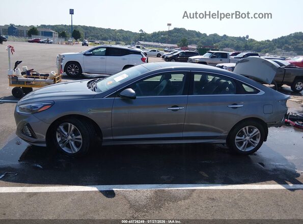 5NPE34AF1JH724386 2018 HYUNDAI SONATA Gray 