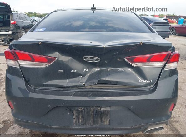 5NPE34AF1KH730285 2019 HYUNDAI SONATA Black Դիմացի տեսք