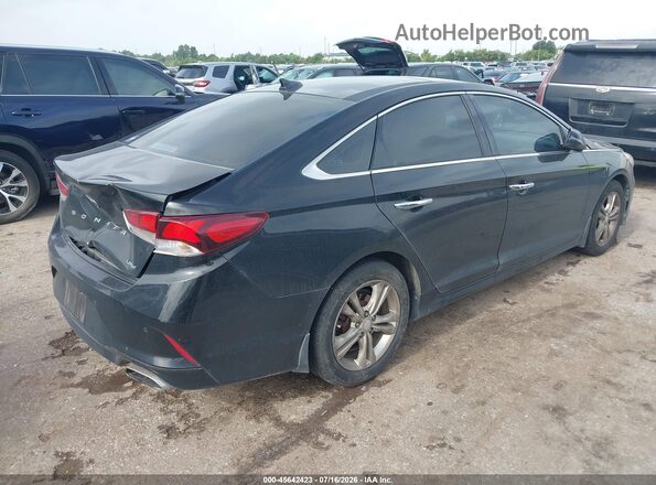 5NPE34AF1KH730285 2019 HYUNDAI SONATA Black Հետևի աջ