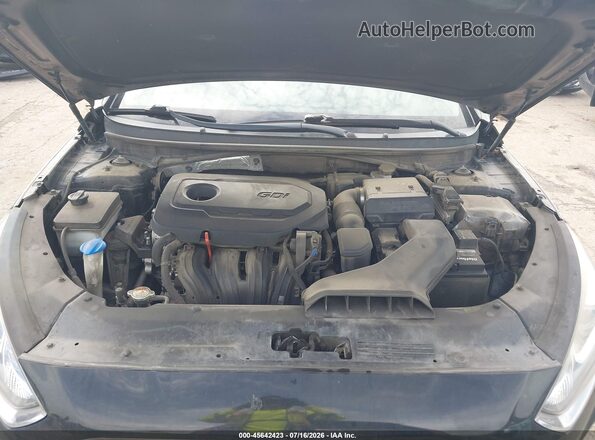 5NPE34AF1KH730285 2019 HYUNDAI SONATA Black Հետևի տեսք