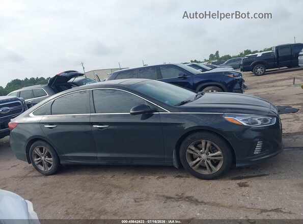 5NPE34AF1KH730285 2019 HYUNDAI SONATA Black Սալոնի հետևի տեսք