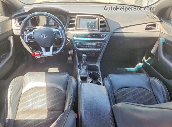 5NPE34AF1KH733719 2019 HYUNDAI SONATA Серый Вид панели приборов