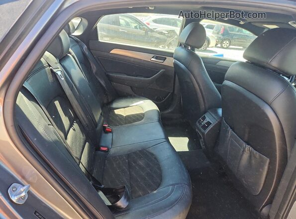 5NPE34AF1KH733719 2019 HYUNDAI SONATA Серый Вид задних сидений