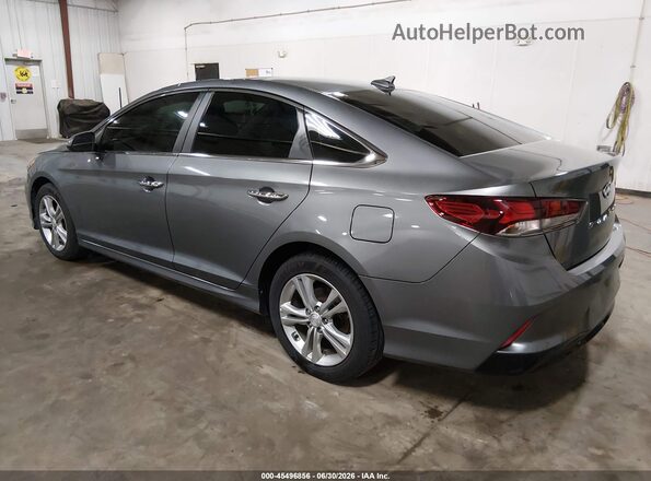 5NPE34AF1KH741691 2019 HYUNDAI SONATA Gray Задня ліва чверть