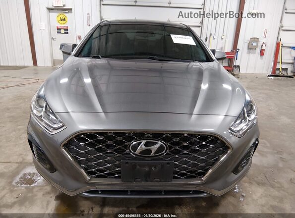 5NPE34AF1KH741691 2019 HYUNDAI SONATA Gray Вид щитка приладів
