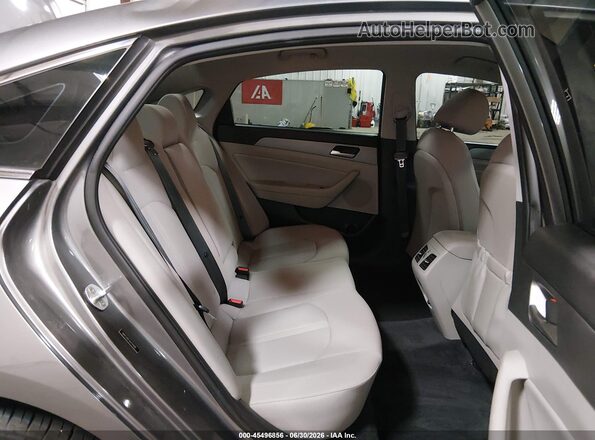 5NPE34AF1KH741691 2019 HYUNDAI SONATA Gray Вид наклейки з VIN-кодом