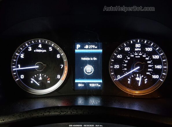 5NPE34AF1KH741691 2019 HYUNDAI SONATA Gray Вид задніх сидінь