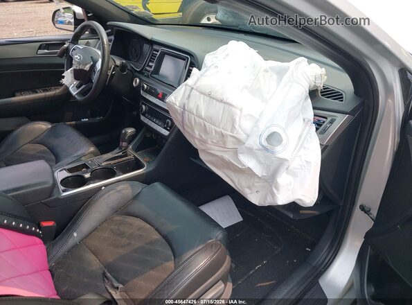 5NPE34AF1KH742419 2019 HYUNDAI SONATA Silver წინა სალონის ხედი