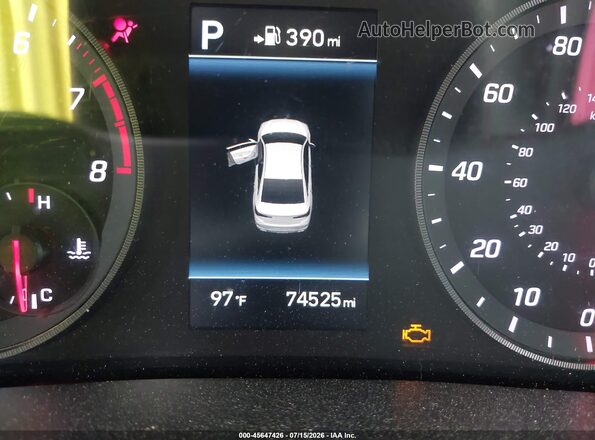 5NPE34AF1KH742419 2019 HYUNDAI SONATA Silver უკანა სავარძლების ხედი