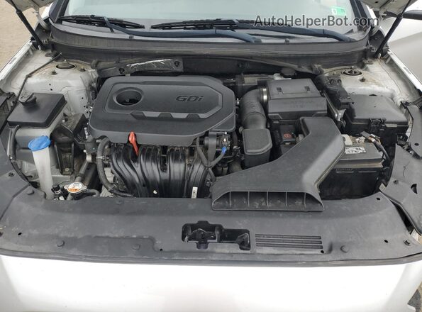 5NPE34AF1KH791863 2019 HYUNDAI SONATA Silver უკანა სალონის ხედი