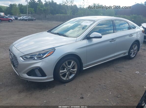 5NPE34AF1KH804353 2019 HYUNDAI SONATA Silver Передня ліва чверть