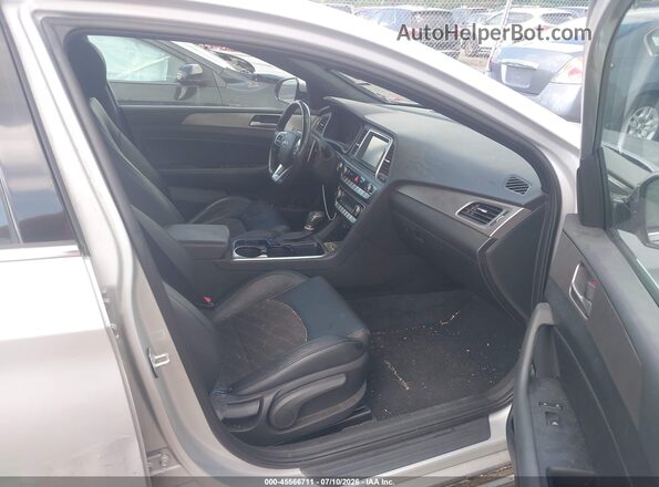 5NPE34AF1KH804353 2019 HYUNDAI SONATA Silver Вид салону спереду
