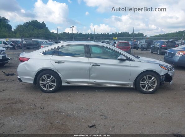 5NPE34AF1KH804353 2019 HYUNDAI SONATA Silver Вид задньої частини салону