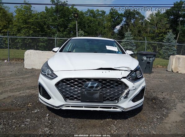 5NPE34AF1KH817491 2019 HYUNDAI SONATA White Вид щитка приладів