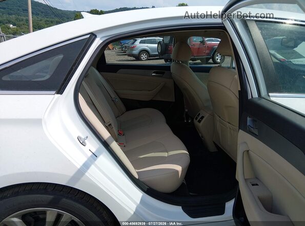 5NPE34AF1KH817491 2019 HYUNDAI SONATA White Вид наклейки з VIN-кодом