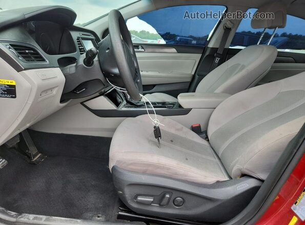 5NPE34AF2GH277432 2016 HYUNDAI SONATA Red Front interior view