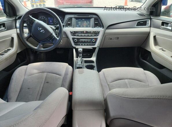 5NPE34AF2GH277432 2016 HYUNDAI SONATA Red Dashboard view
