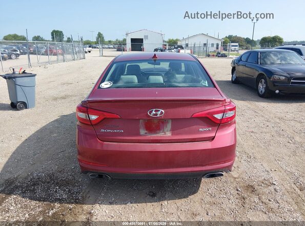 5NPE34AF2GH302748 2016 HYUNDAI SONATA Red 