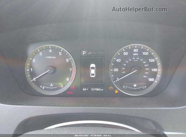 5NPE34AF2GH340092 2016 HYUNDAI SONATA Black Вид задніх сидінь