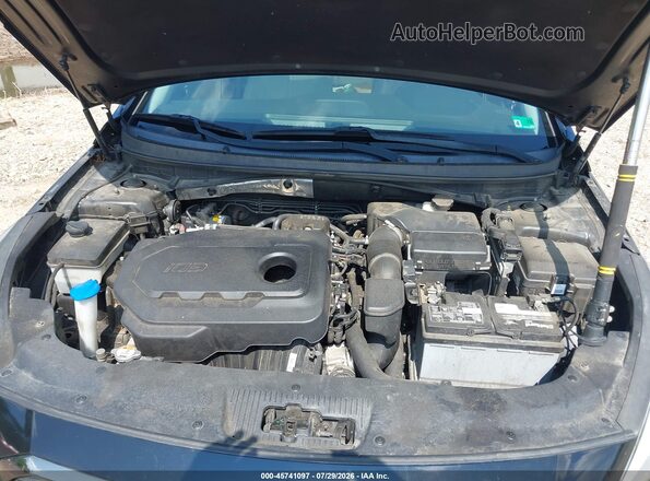 5NPE34AF2GH340092 2016 HYUNDAI SONATA Black Вид ззаду