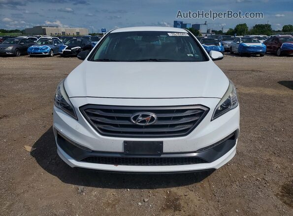 5NPE34AF2GH343252 2016 HYUNDAI SONATA White წინა ხედი