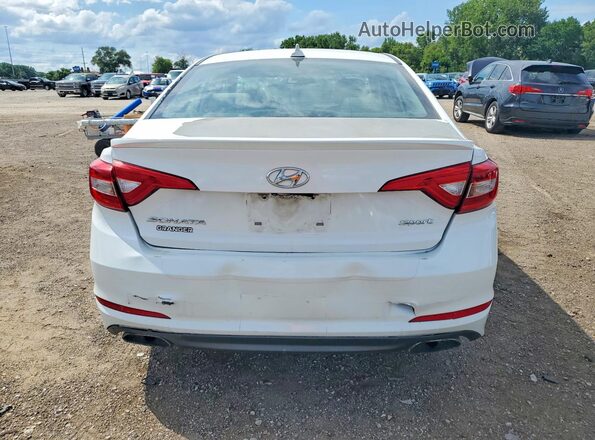 5NPE34AF2GH343252 2016 HYUNDAI SONATA White უკანა ხედი