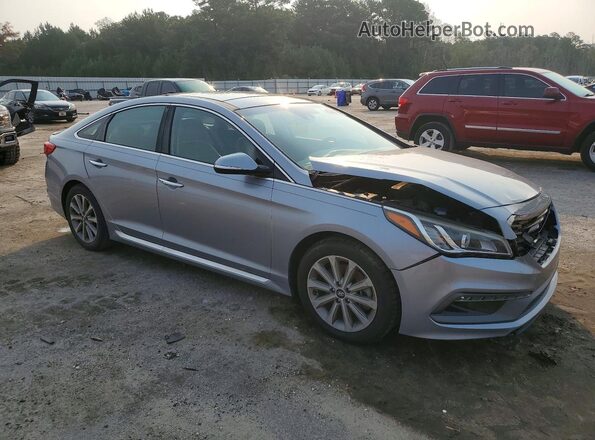 5NPE34AF2GH434831 2016 HYUNDAI SONATA Серебряный Передняя правая четверть