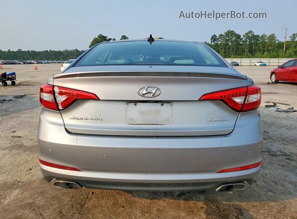 5NPE34AF2GH434831 2016 HYUNDAI SONATA Серебряный Вид сзади