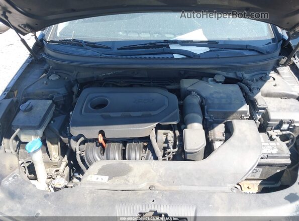 5NPE34AF2HH437620 2017 HYUNDAI SONATA Черный Вид сзади