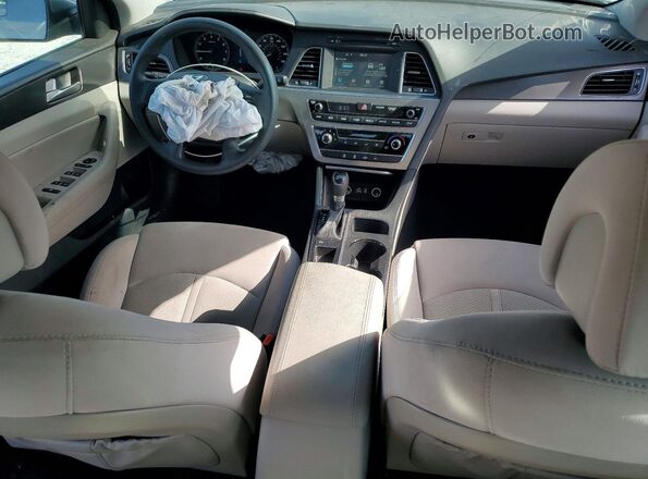 5NPE34AF2HH445913 2017 HYUNDAI SONATA Gray Vista del salpicadero