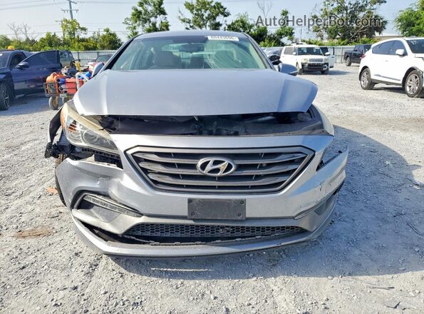 5NPE34AF2HH445913 2017 HYUNDAI SONATA Gray Vista frontal
