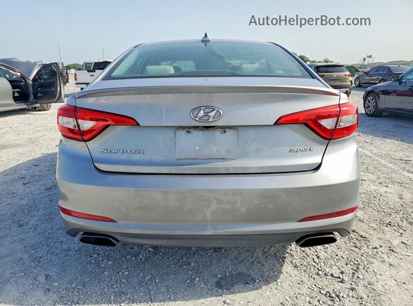 5NPE34AF2HH445913 2017 HYUNDAI SONATA Gray Vista trasera