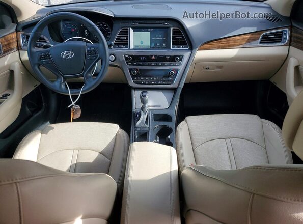 5NPE34AF2HH451971 2017 HYUNDAI SONATA Black Vista del salpicadero