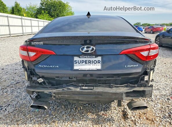 5NPE34AF2HH451971 2017 HYUNDAI SONATA Black Vista trasera