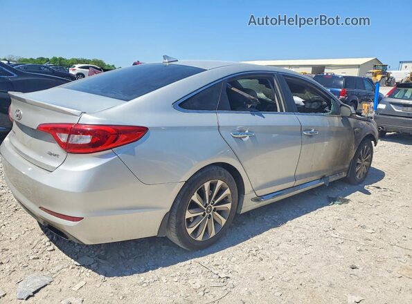 5NPE34AF2HH452554 2017 HYUNDAI SONATA Silver Հետևի աջ