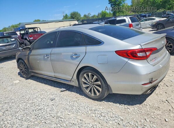 5NPE34AF2HH452554 2017 HYUNDAI SONATA Silver Հետևի ձախ