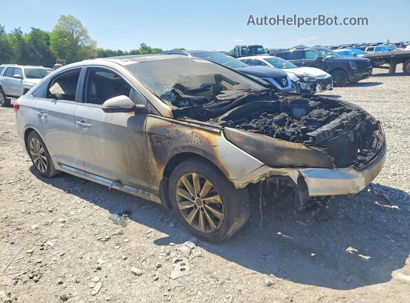 5NPE34AF2HH452554 2017 HYUNDAI SONATA Silver Առջևի աջ